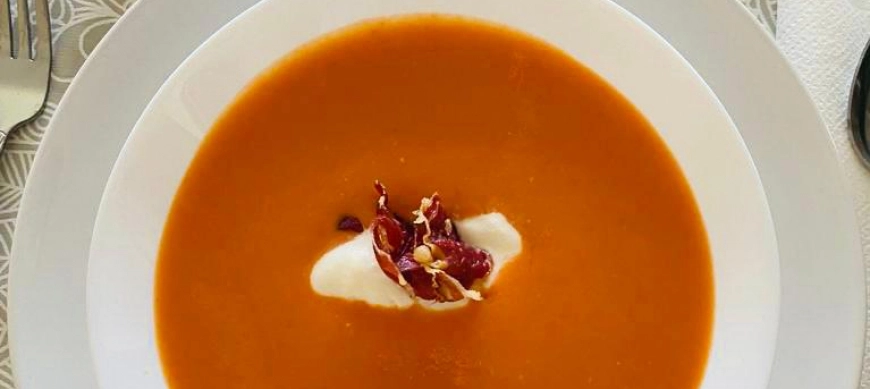 RECETA DE GAZPACHO EN THERMOMIX :GAZPACHO EXÓTICO DE MANGO