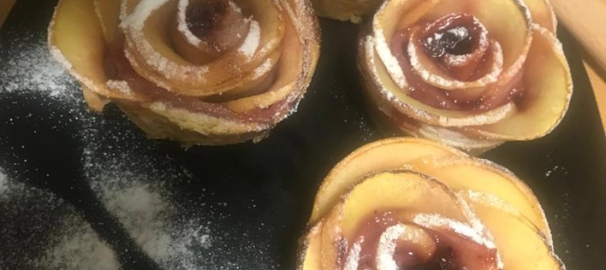 Rosas de manzana
