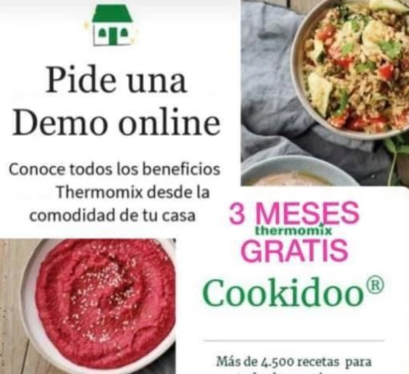 Canjear código 3 MESES GRATIS COOKIDOO®