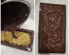 Step <p>Eche la otra mitad que hay el vaso de Thermomix y meta lo en el congelador durante 20 minuto</p> illustration